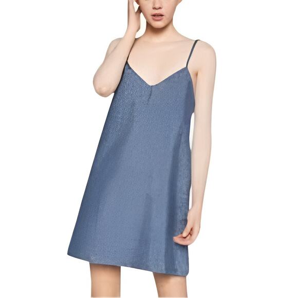 Zara Trafaluc Womens Going Out Party Metallic Glittery Cami Mini‎ Dress Size M - Picture 2 of 6